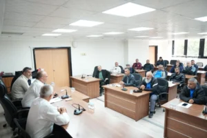 Turgutlu Belediye Başkanı Çetin Akın, amatör spor kulüpleri yöneticileriyle bir