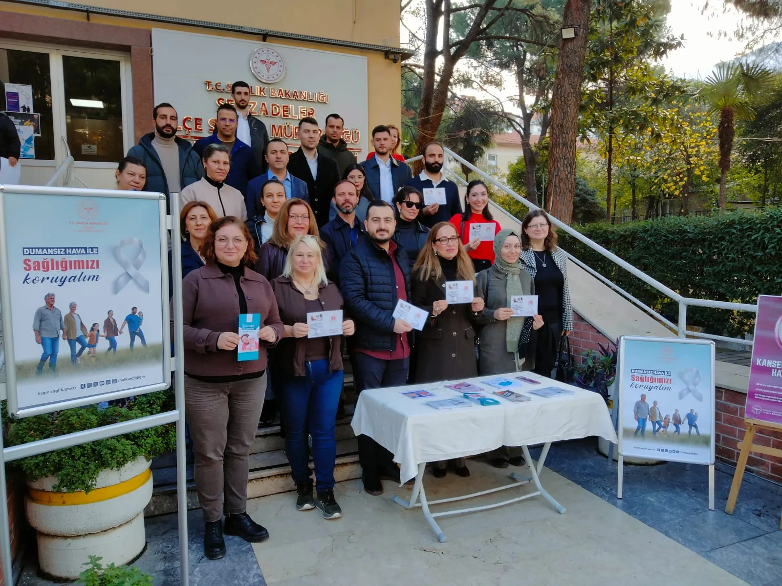 Manisa Şehzadeler İlçe Sağlık Müdürlüğü Akciğer Kanseri Farkındalık Ayı kapsamında