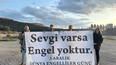 Manisa’nın Soma ilçesinde 3 Aralık Dünya Engelliler Günü dolayısıyla düzenlenen