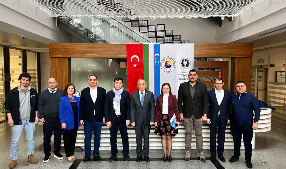 Özbekistan Eltech Industrial Teknopark heyeti, Manisa Ticaret ve Sanayi Odası’nı