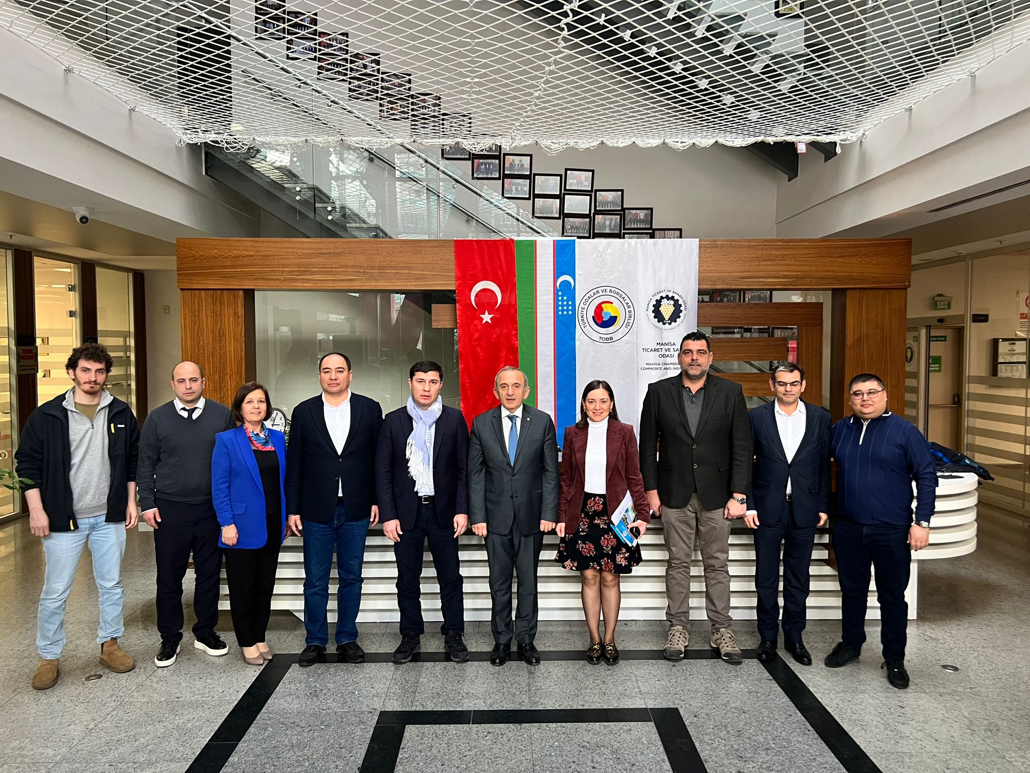 Özbekistan Eltech Industrial Teknopark heyeti, Manisa Ticaret ve Sanayi Odası’nı