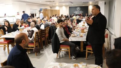 Manisa İl Tarım ve Orman Müdürlüğünce düzenlenen iftar yemeğinde yöneticiler,